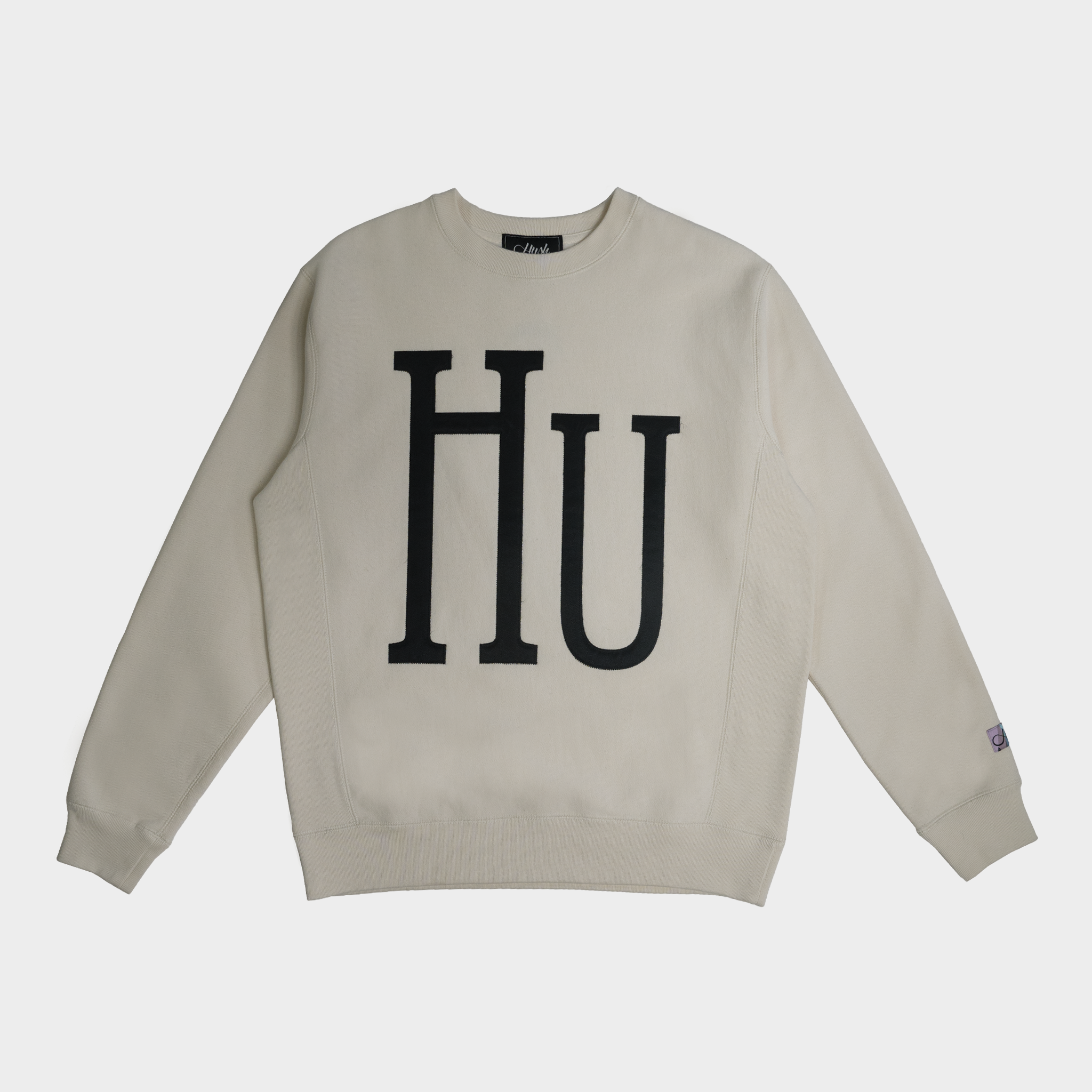 HUSH LIFE BOUTIQUE CREWNECK 'HU-SH CREME'