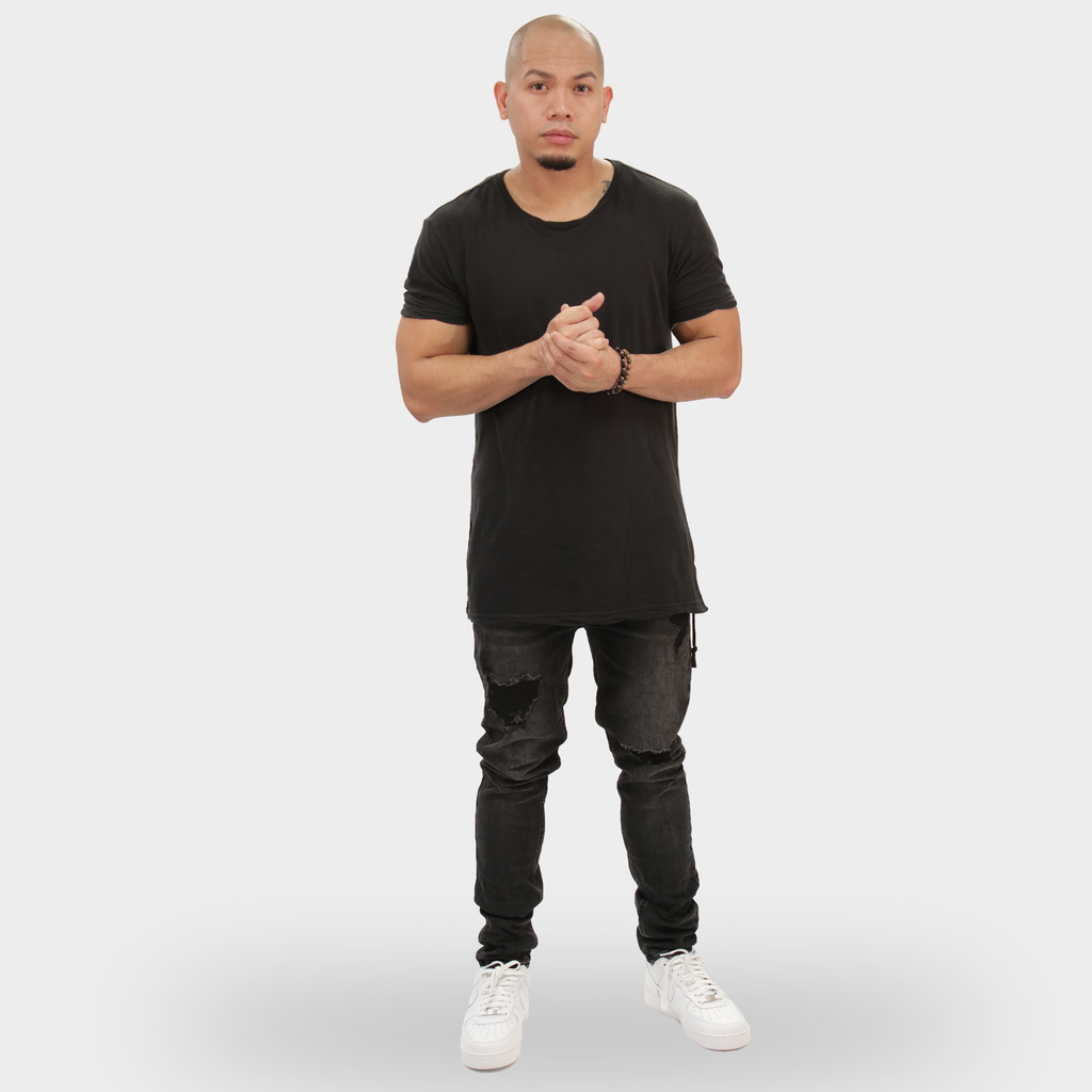 SEEING LINES SS TEE “BLACK”