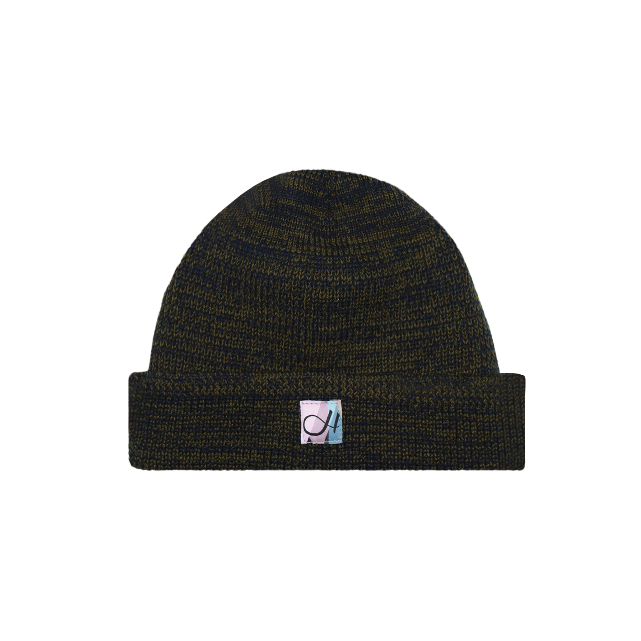 DEHEN X HUSH BEANIE "LODEN/NAVY"