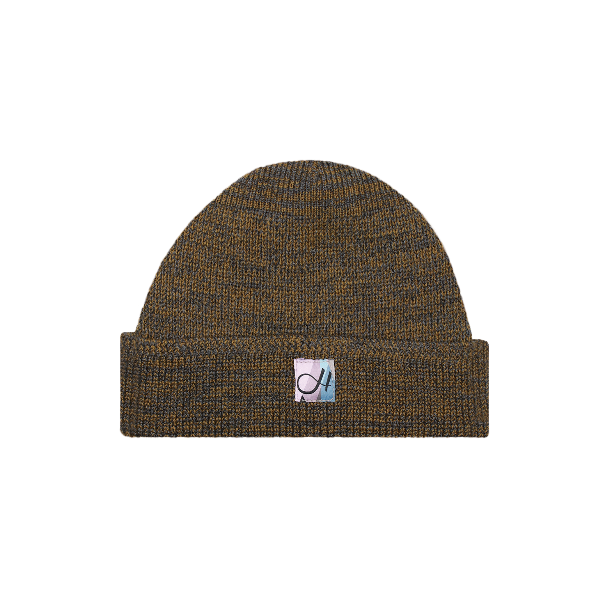 DEHEN X HUSH BEANIE "CHARCOAL/GOLDMINE"