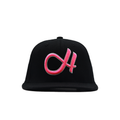 HUSH HAT "BLACK HOT PINK"