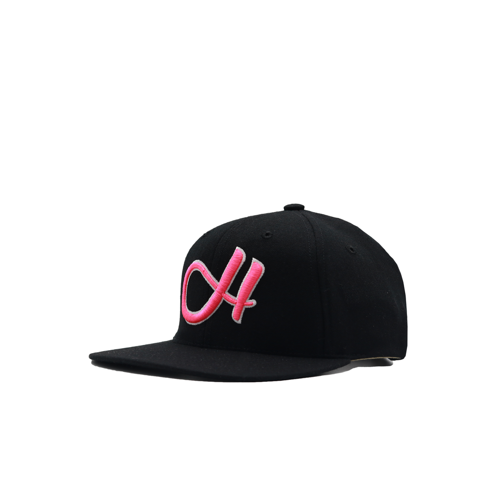 HUSH HAT "BLACK HOT PINK"