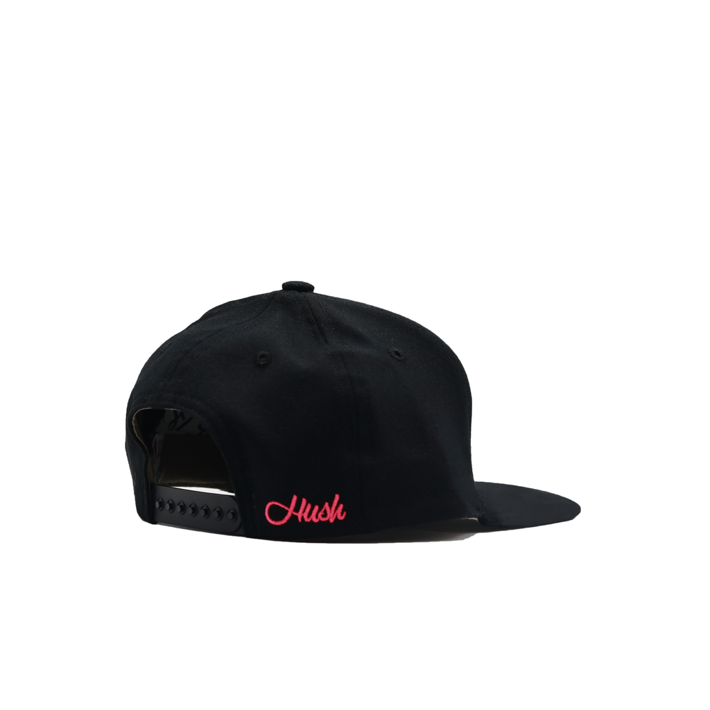HUSH HAT "BLACK HOT PINK"