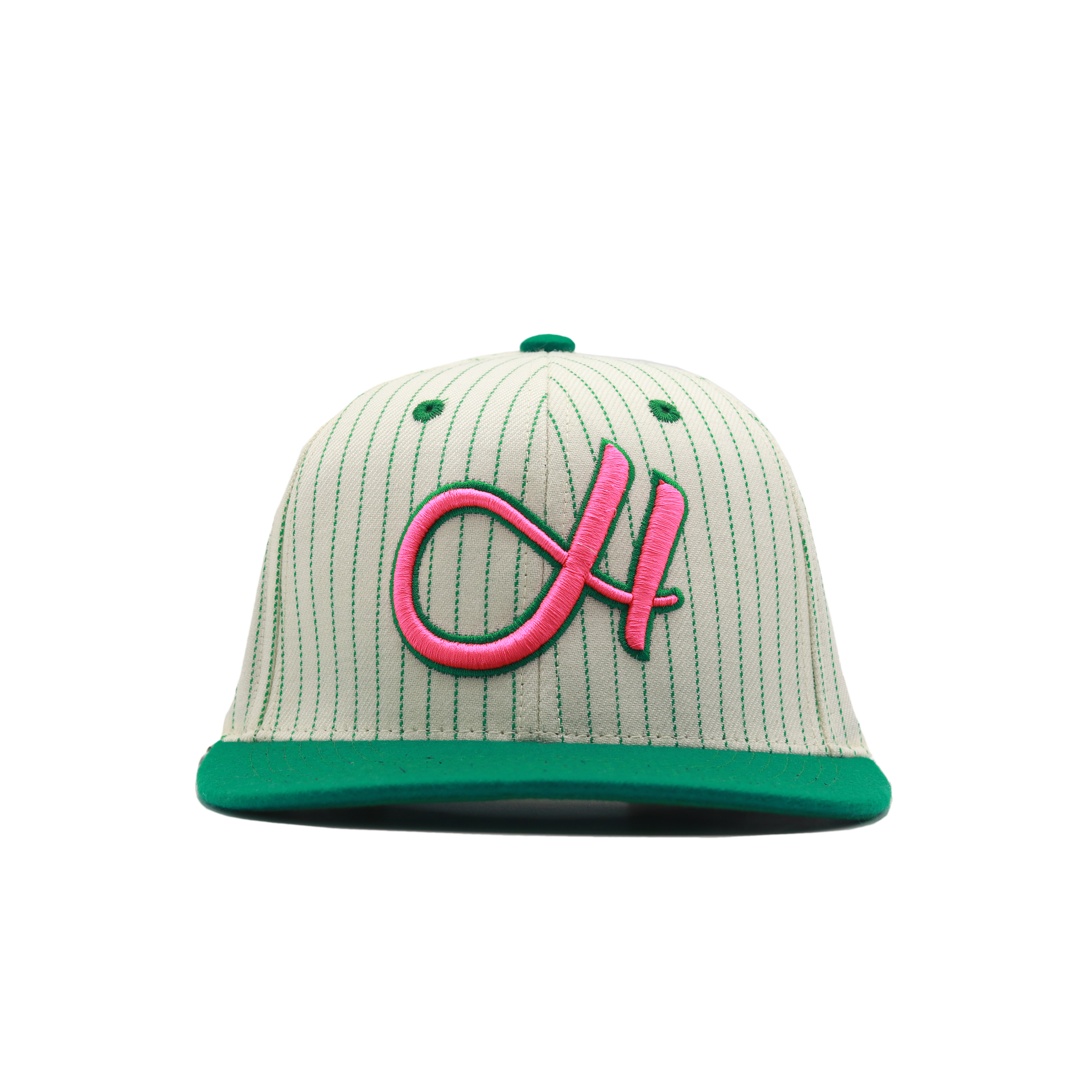 HUSH HAT "PIN STRIPE GREEN"
