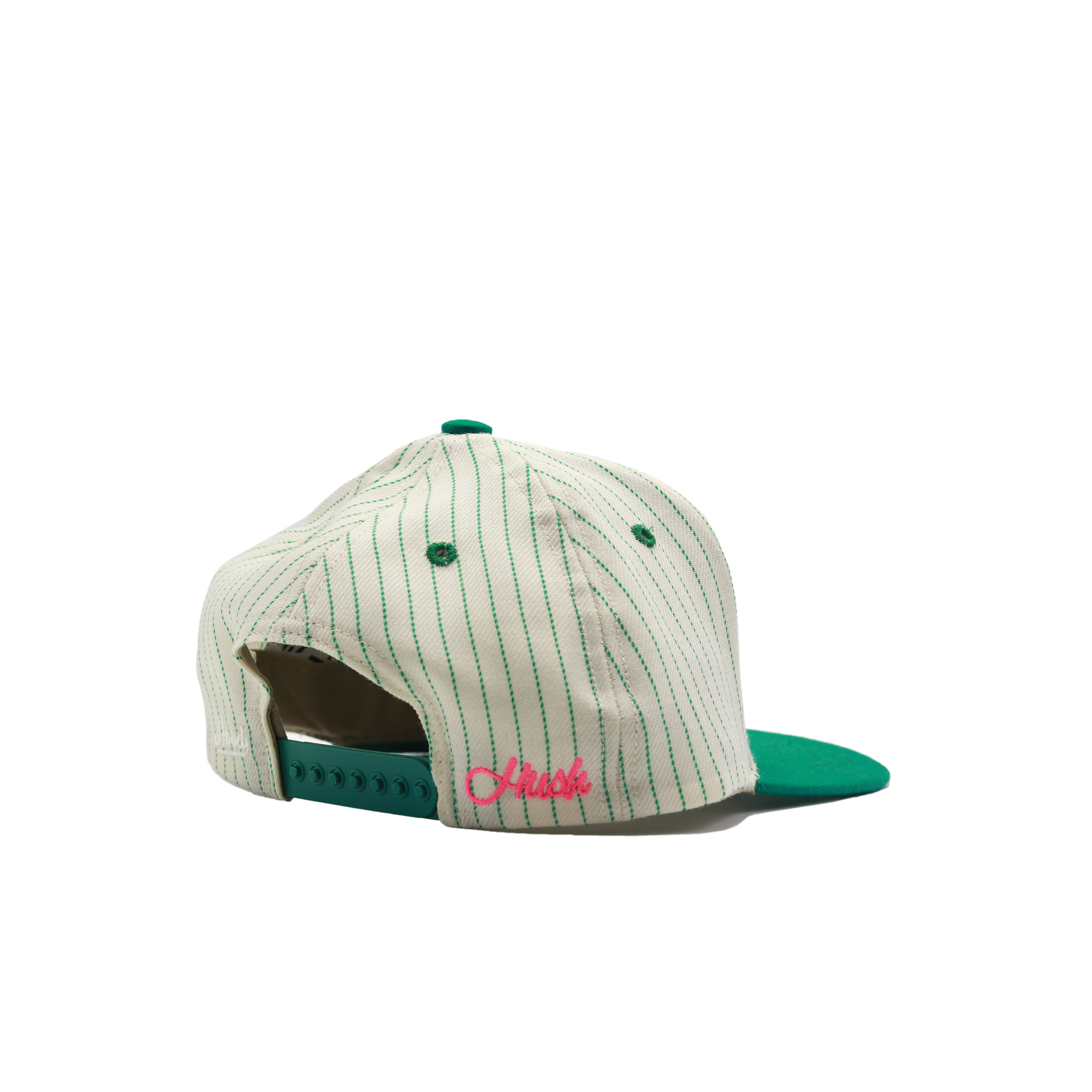 HUSH HAT "PIN STRIPE GREEN"