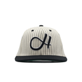 HUSH HAT "PIN STRIPE BLACK"
