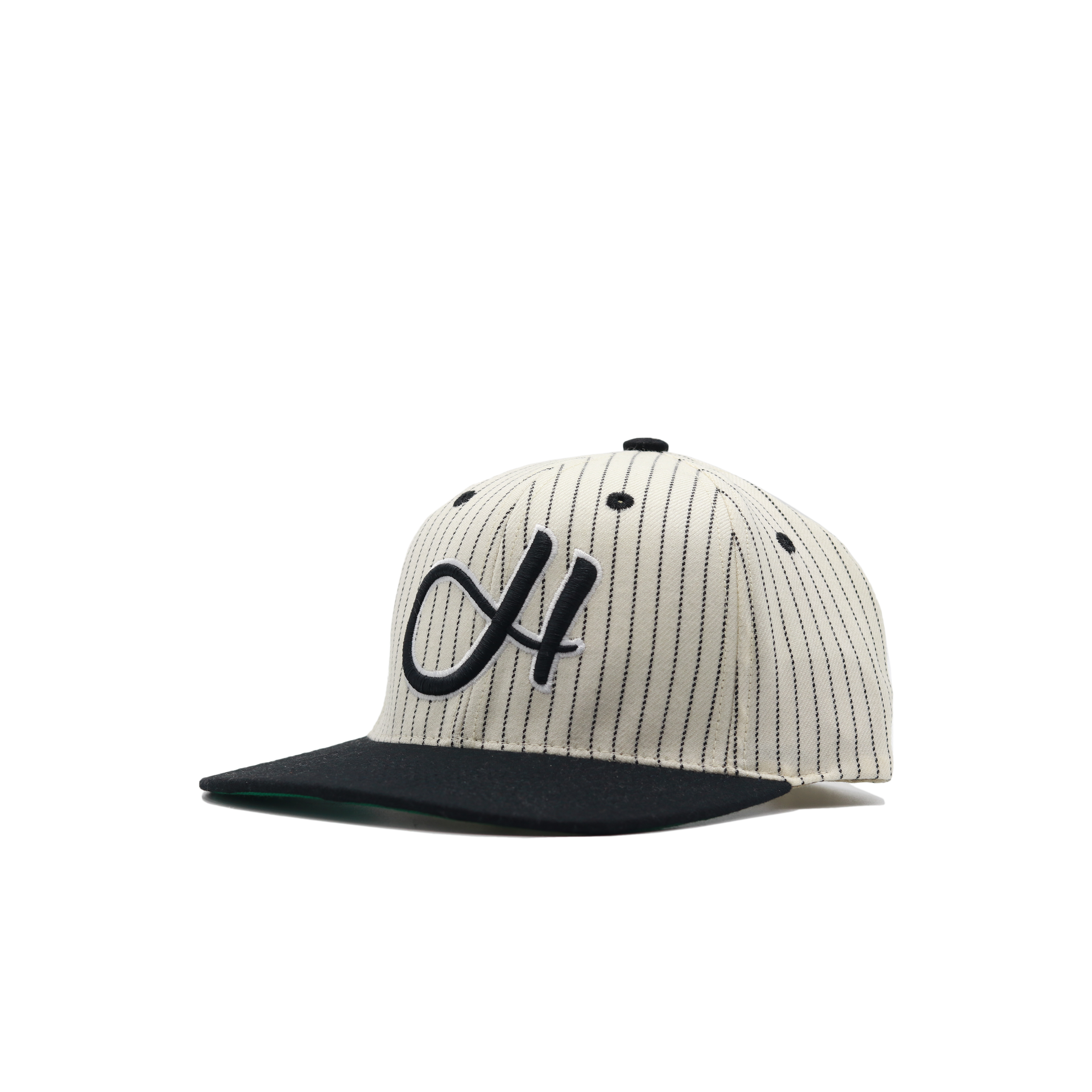 HUSH HAT "PIN STRIPE BLACK"