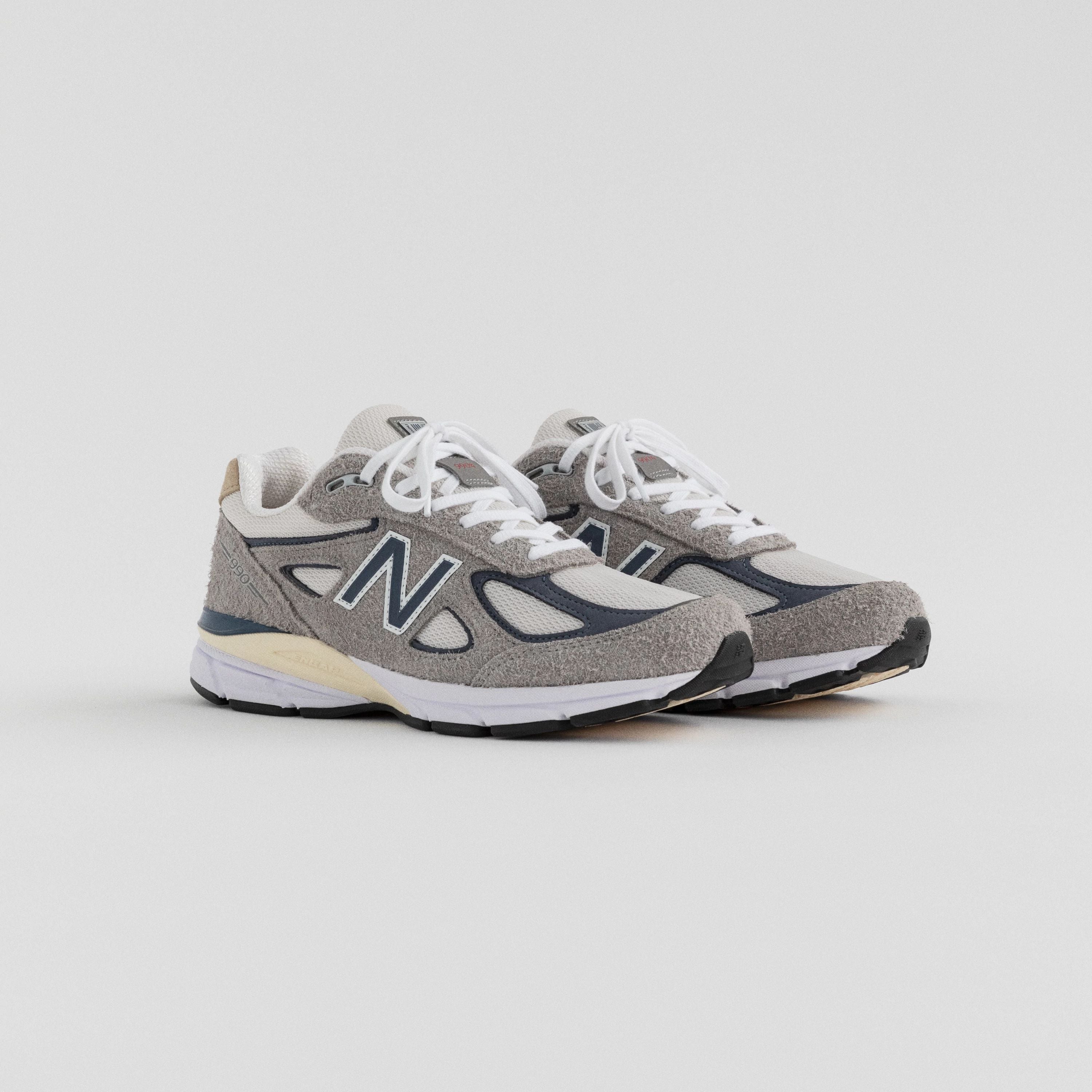 MENS NEW BALANCE 990V4 "GREY NAVY"