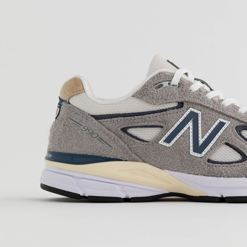MENS NEW BALANCE 990V4 "GREY NAVY"