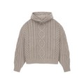 Fear of God Essentials Cable Knit Hoodie "Core Heather"