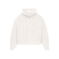 Fear of God Essentials Cable Knit Hoodie "Cloud Dancer"