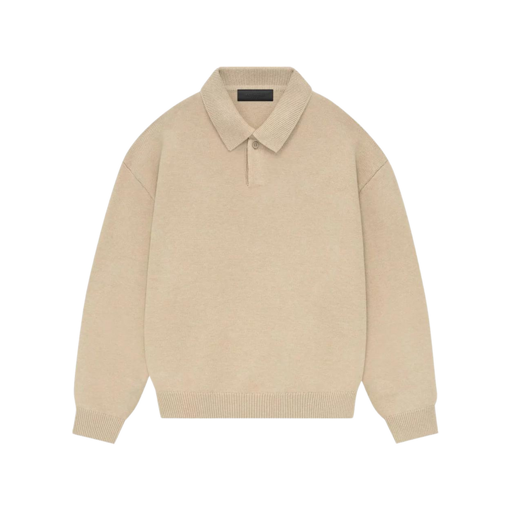 FOG Mens Essentials Knit Polo "Gold Heather"