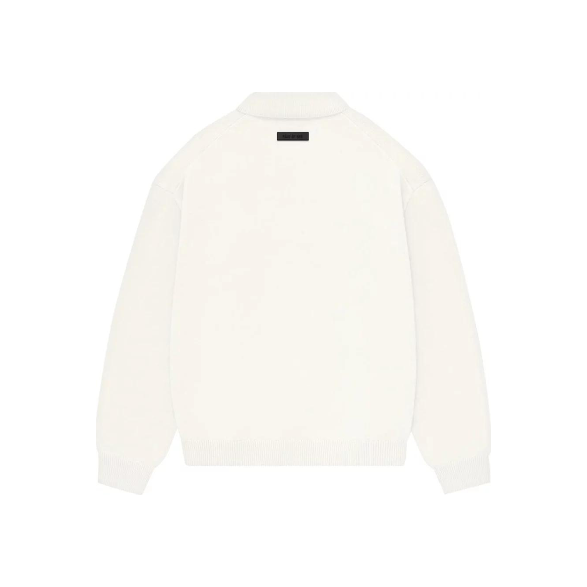FOG Mens Essentials Knit  Polo "Cloud Dancer"