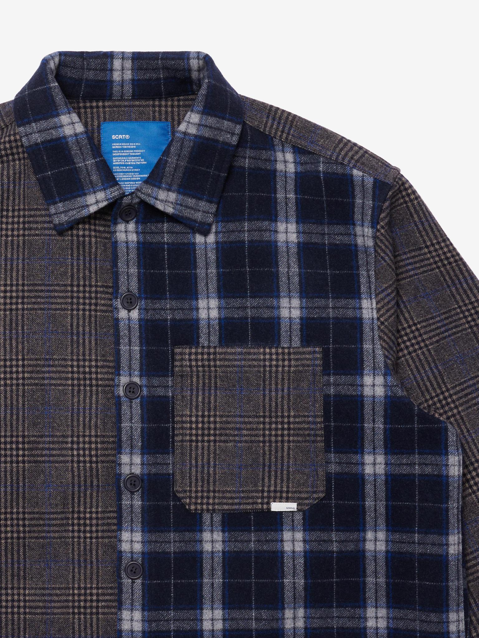 SCRT® Patchwork Flannel Shirt