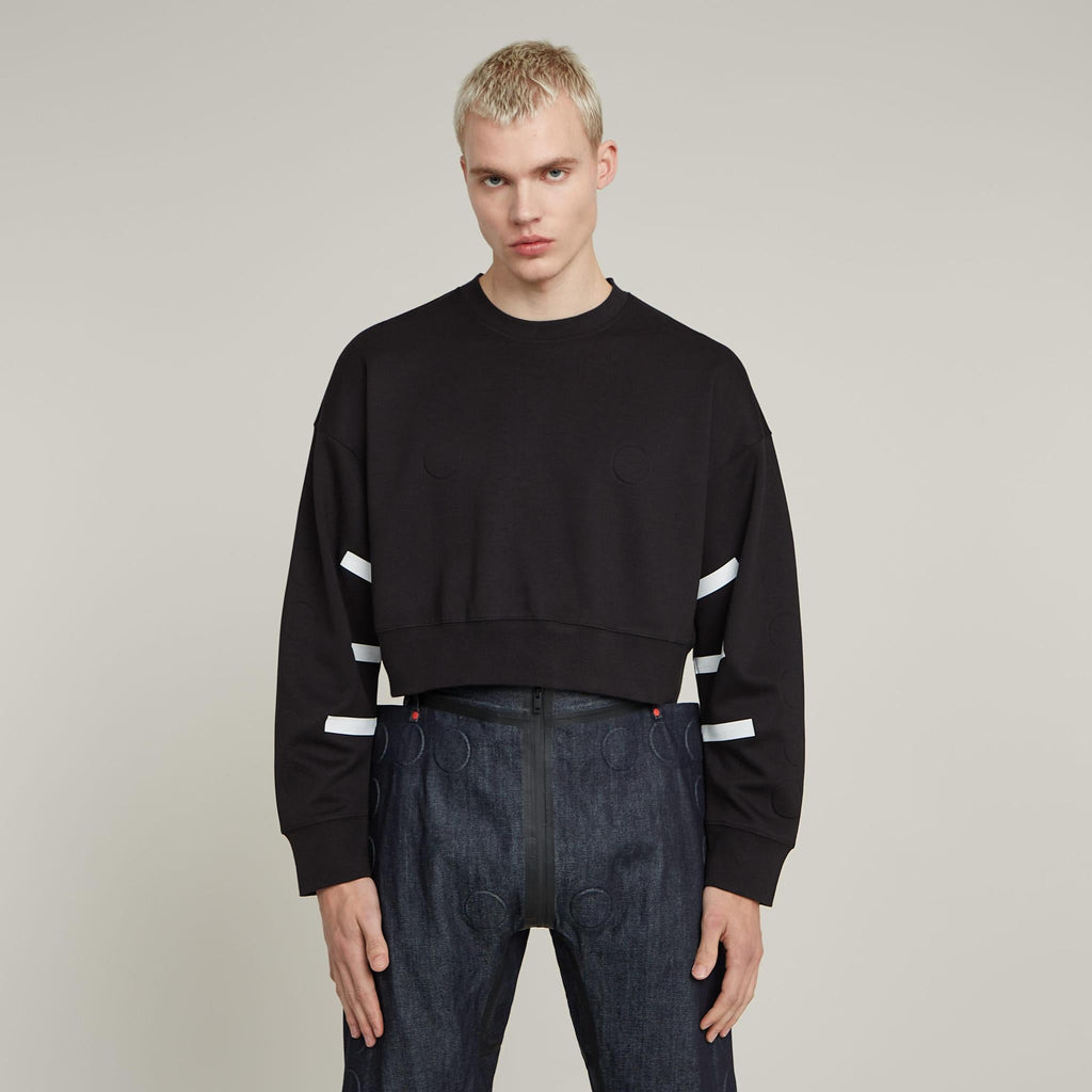 GSxWVB Oversized Short Sweat Black