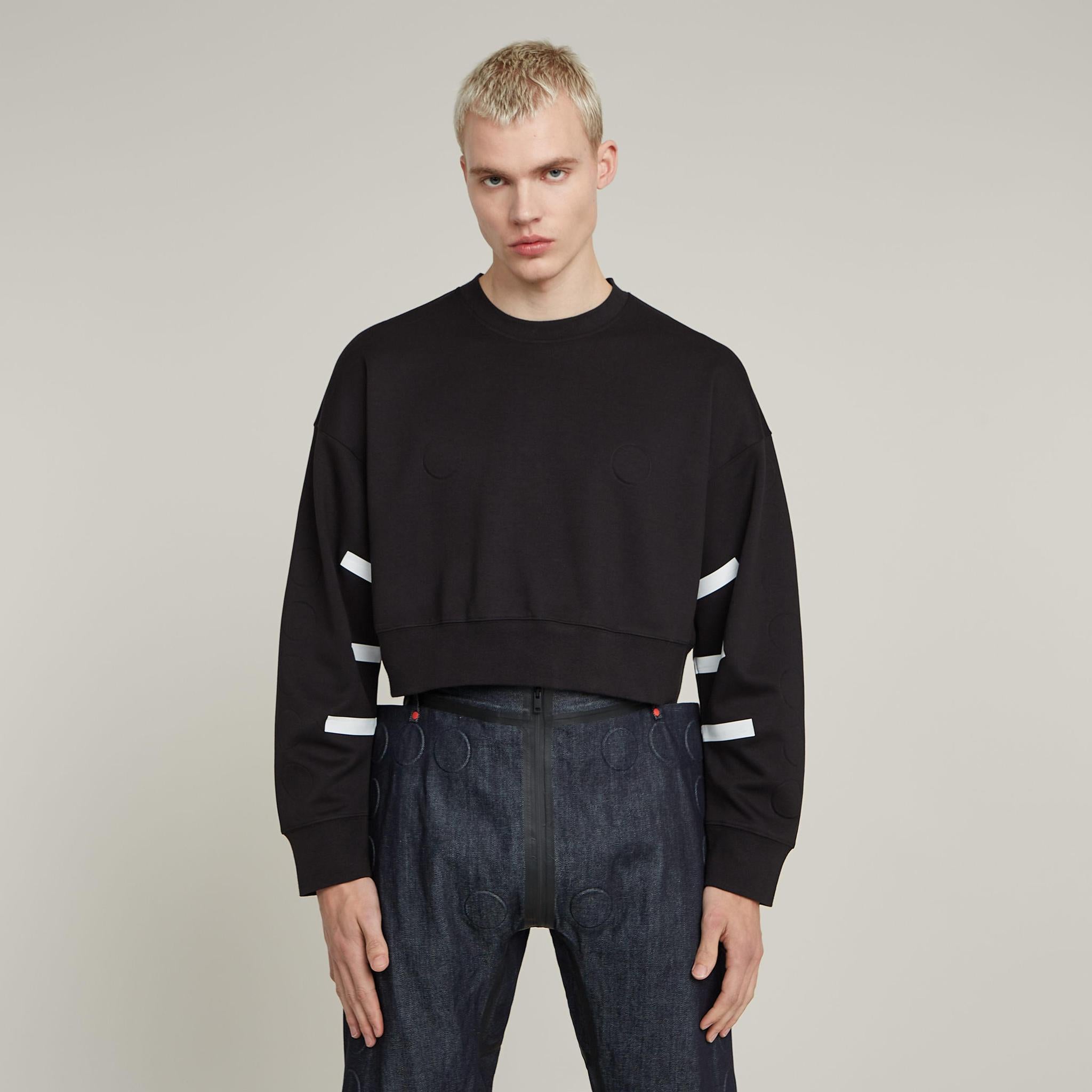 GSxWVB Oversized Short Sweat Black