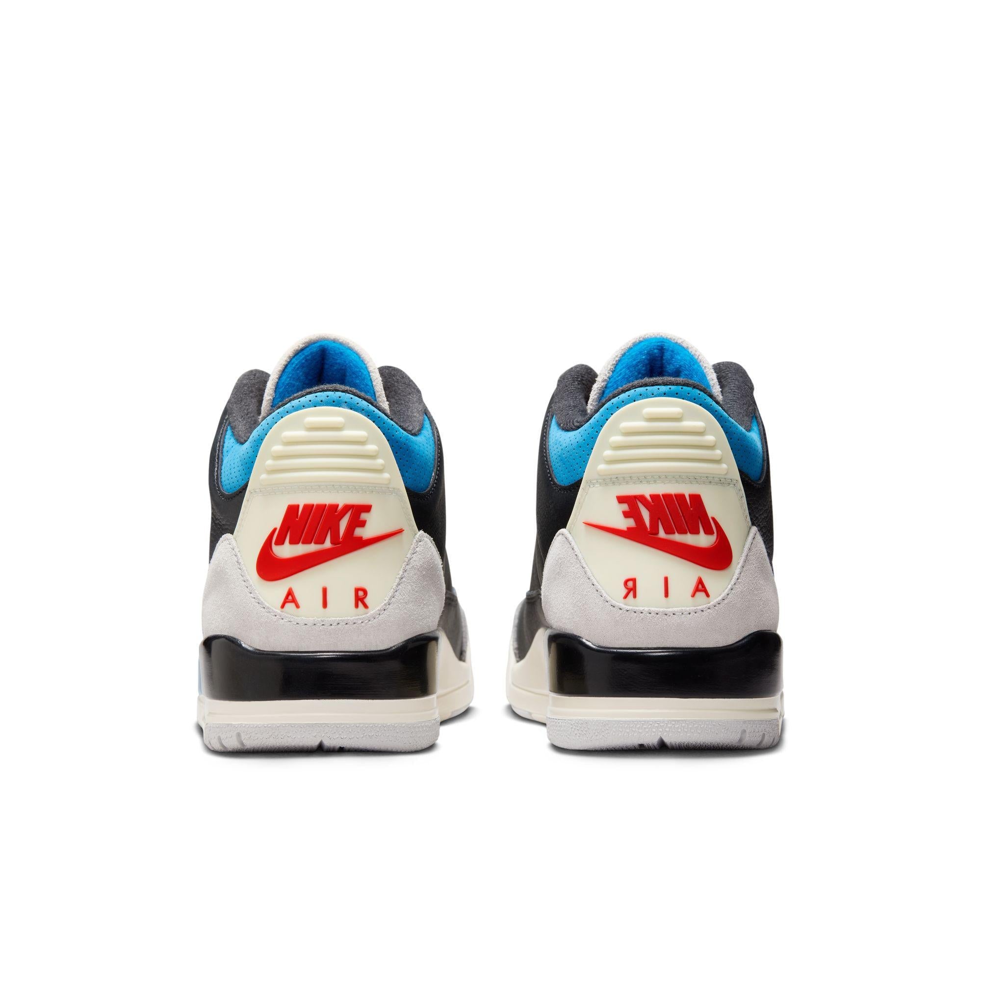 Air Jordan 3 Retro OG Black/Chill Red-Neutral Grey