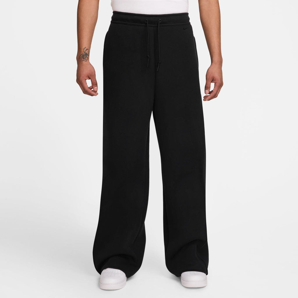 Nike Tech Men's Fleece Loose-Fit Open Hem Pants Black