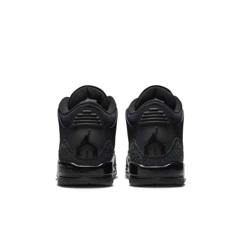 Air Jordan 3 Retro Big Kids' Shoes Black/Dark Charcoal-White
