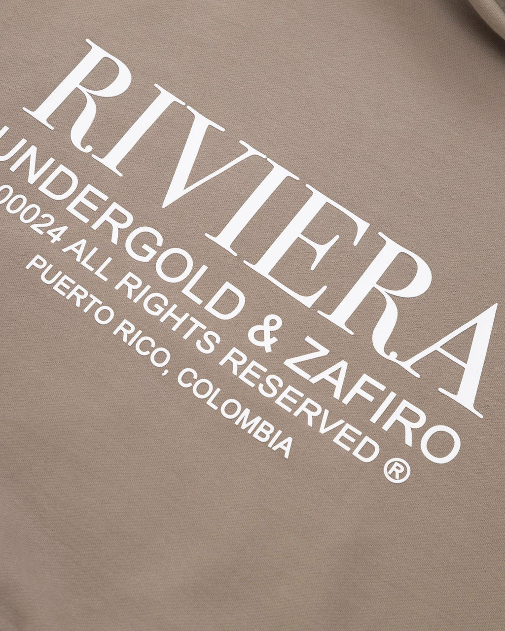Undergold Riviera Fruit Angels Hoodie Brown