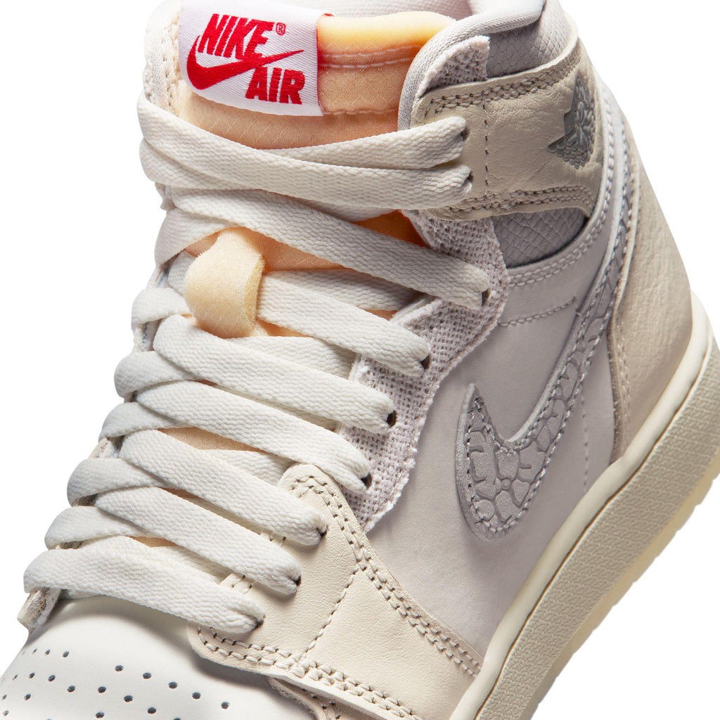 Air Jordan 1 Retro High OG Big Kid's Shoes "Sail/University Red"