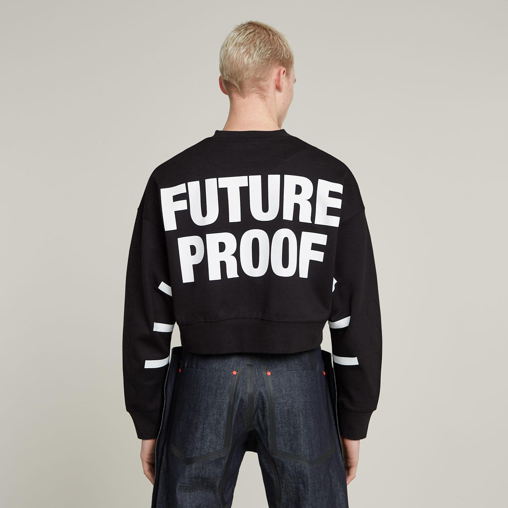 GSxWVB Oversized Short Sweat Black