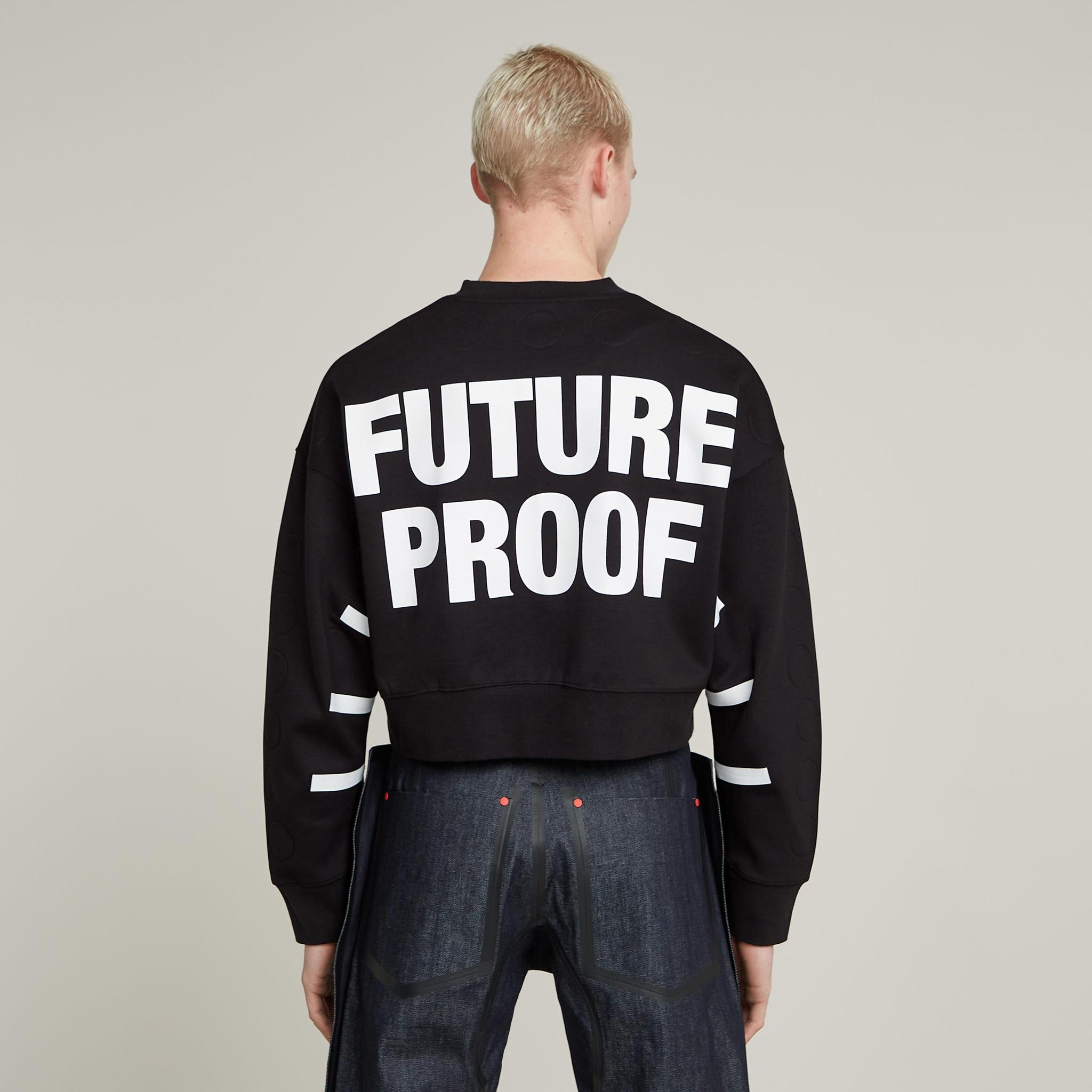 GSxWVB Oversized Short Sweat Black