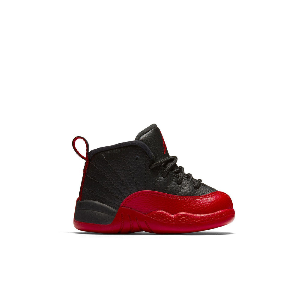 Jordan 12 Retro Baby/Toddler Shoe Black/Varsity Red