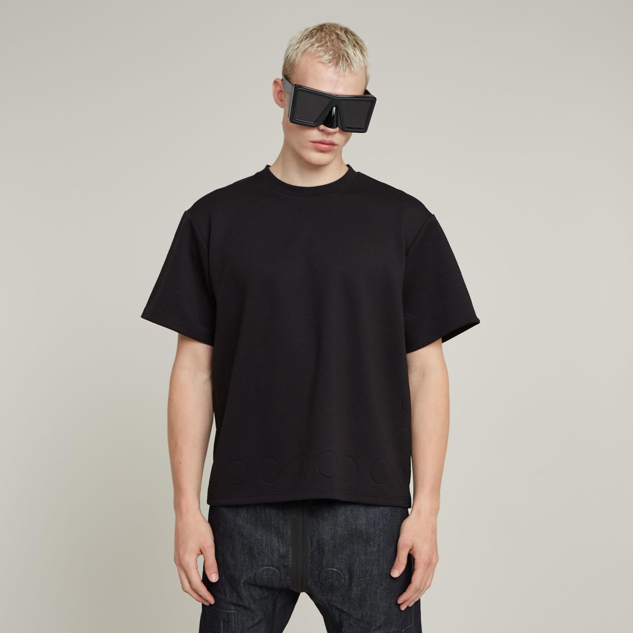 GSxWVB Oversized Boxy Tee Black