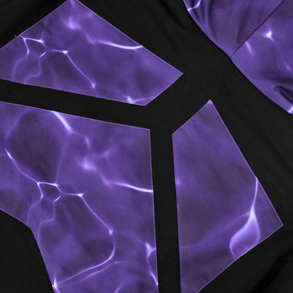 Nash Shield Hoodie Black/Deep Violet