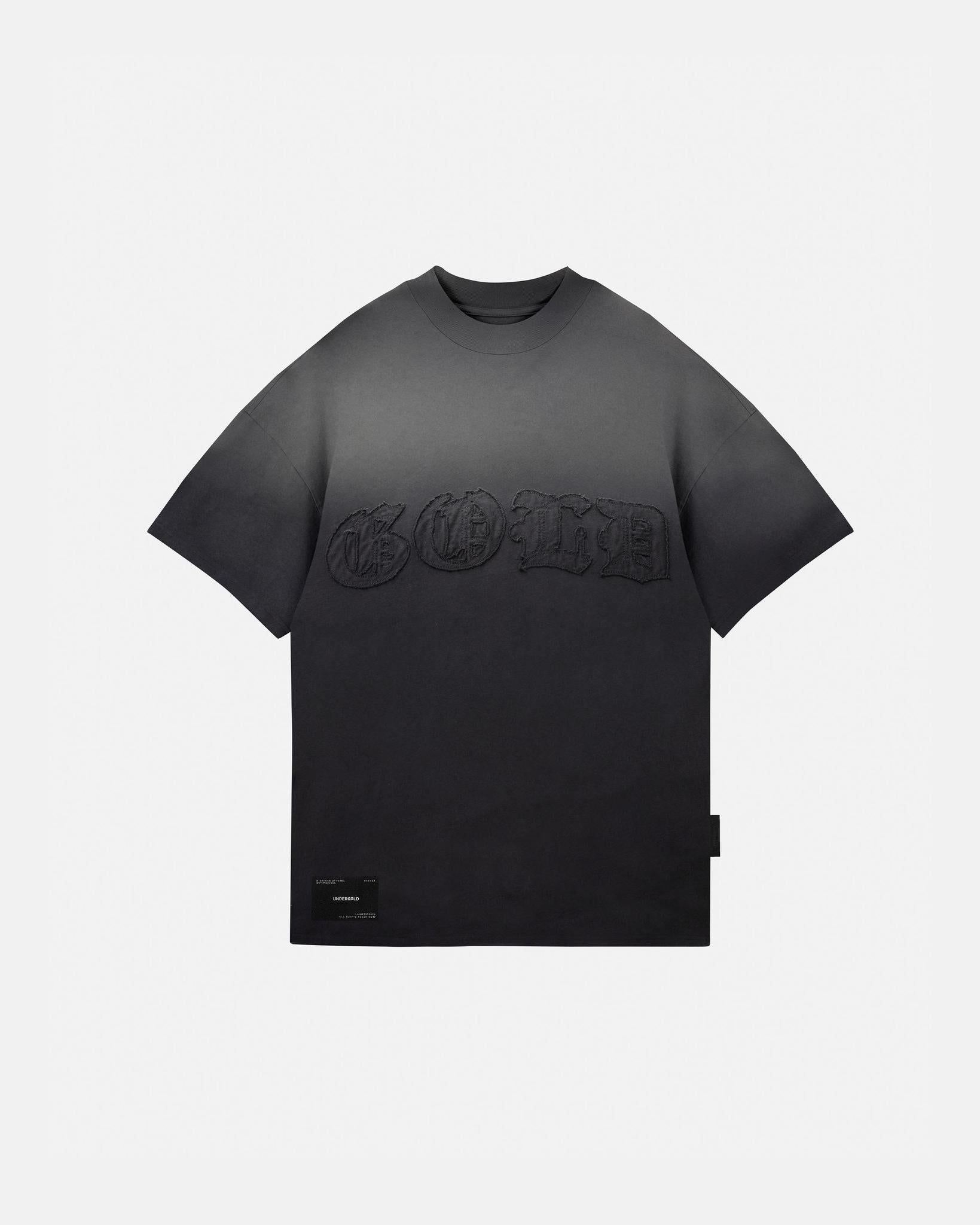Undergold Gratia Plena Gold T-Shirt Faded Black