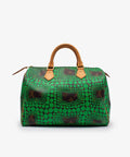 Mustard quilted mini tote bag