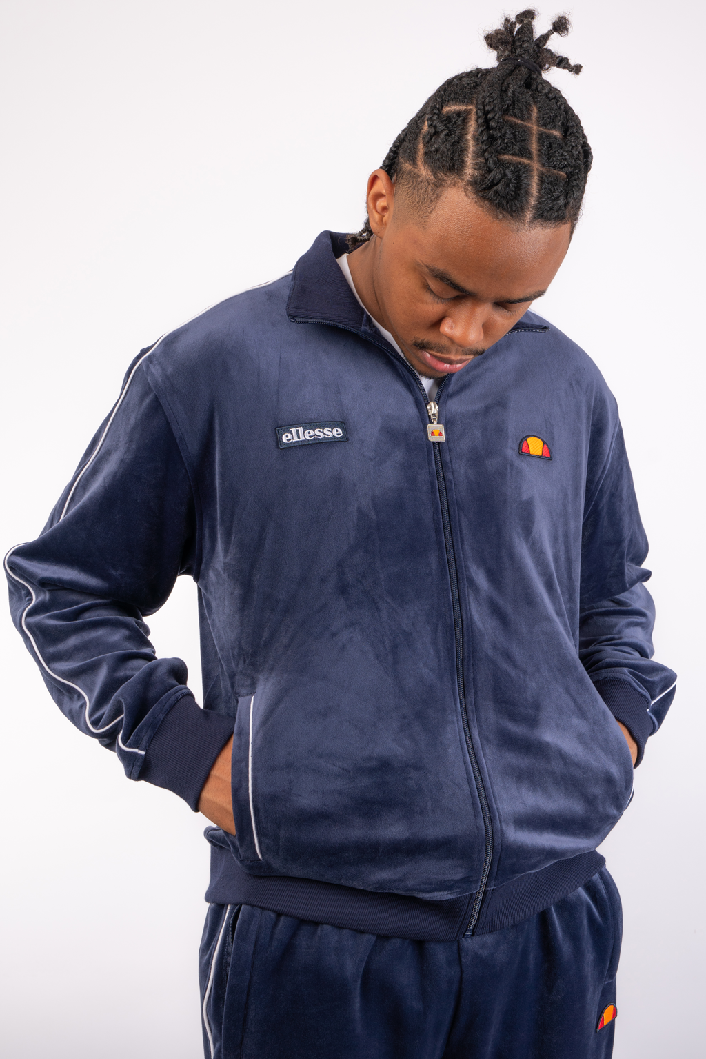Ellesse Napoli Track Top Navy