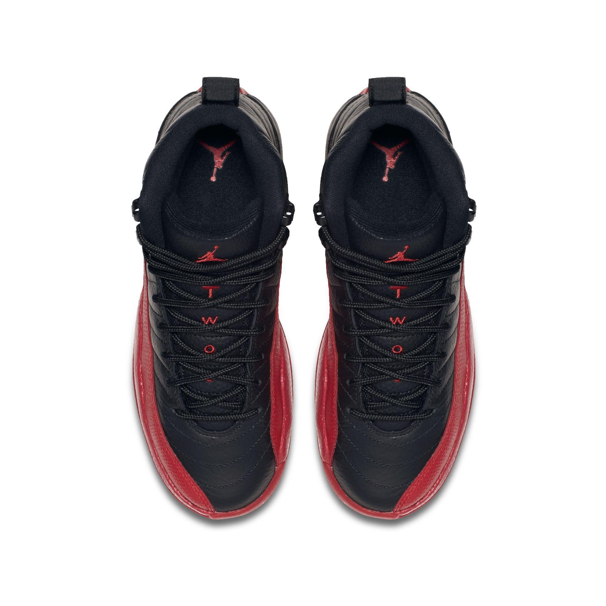 Air Jordan 12 Retro Big Kids' Shoes Black/Varsity Red