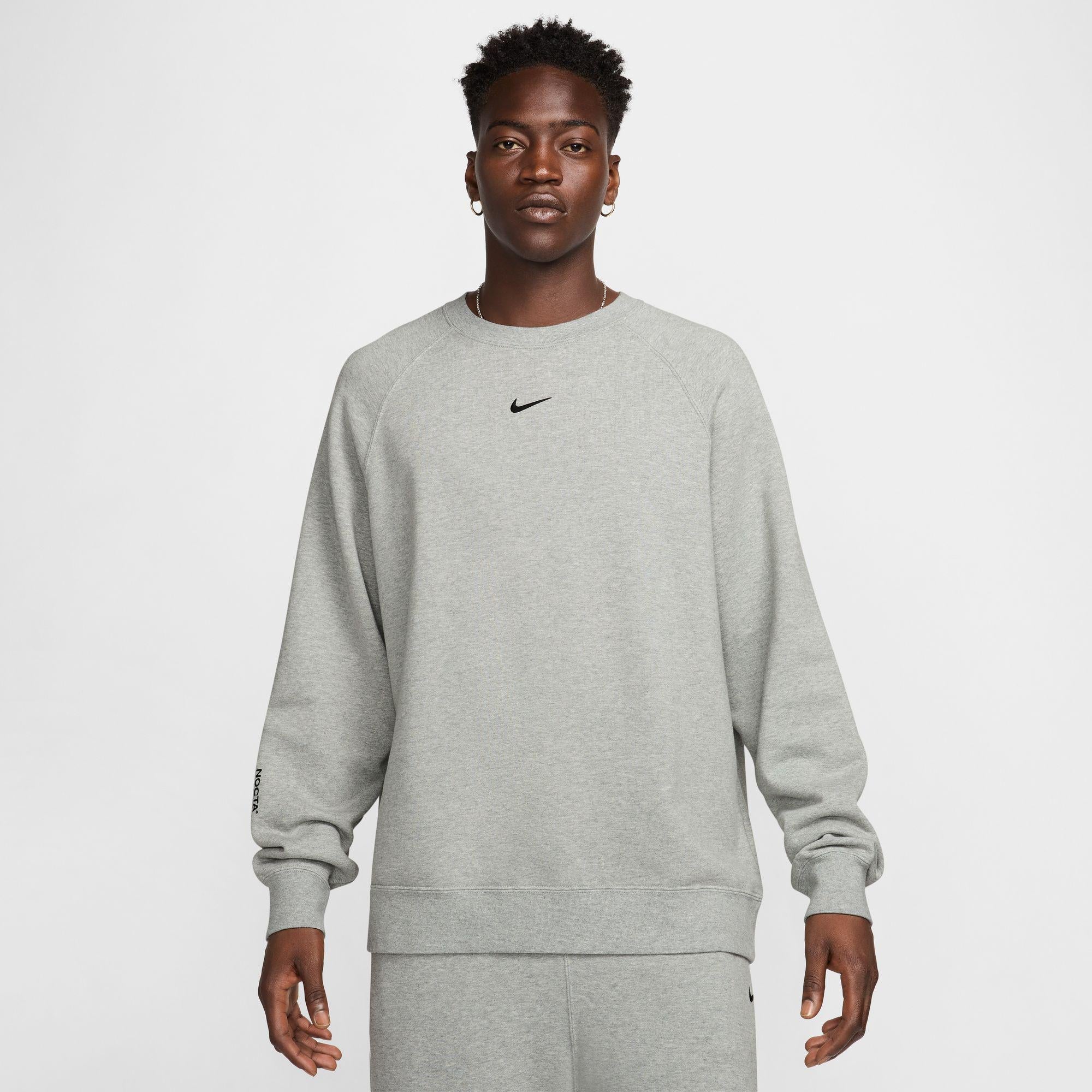 Nike x NOCTA Men's Fleece CS Crew Dark Grey Heather