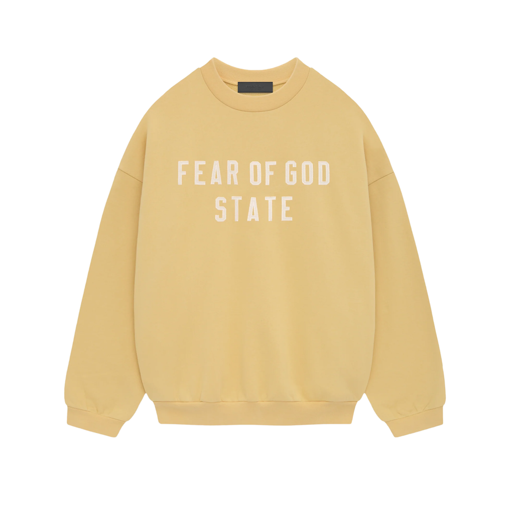 Fear of God Essentials Heavy Fleece Crewneck Amber