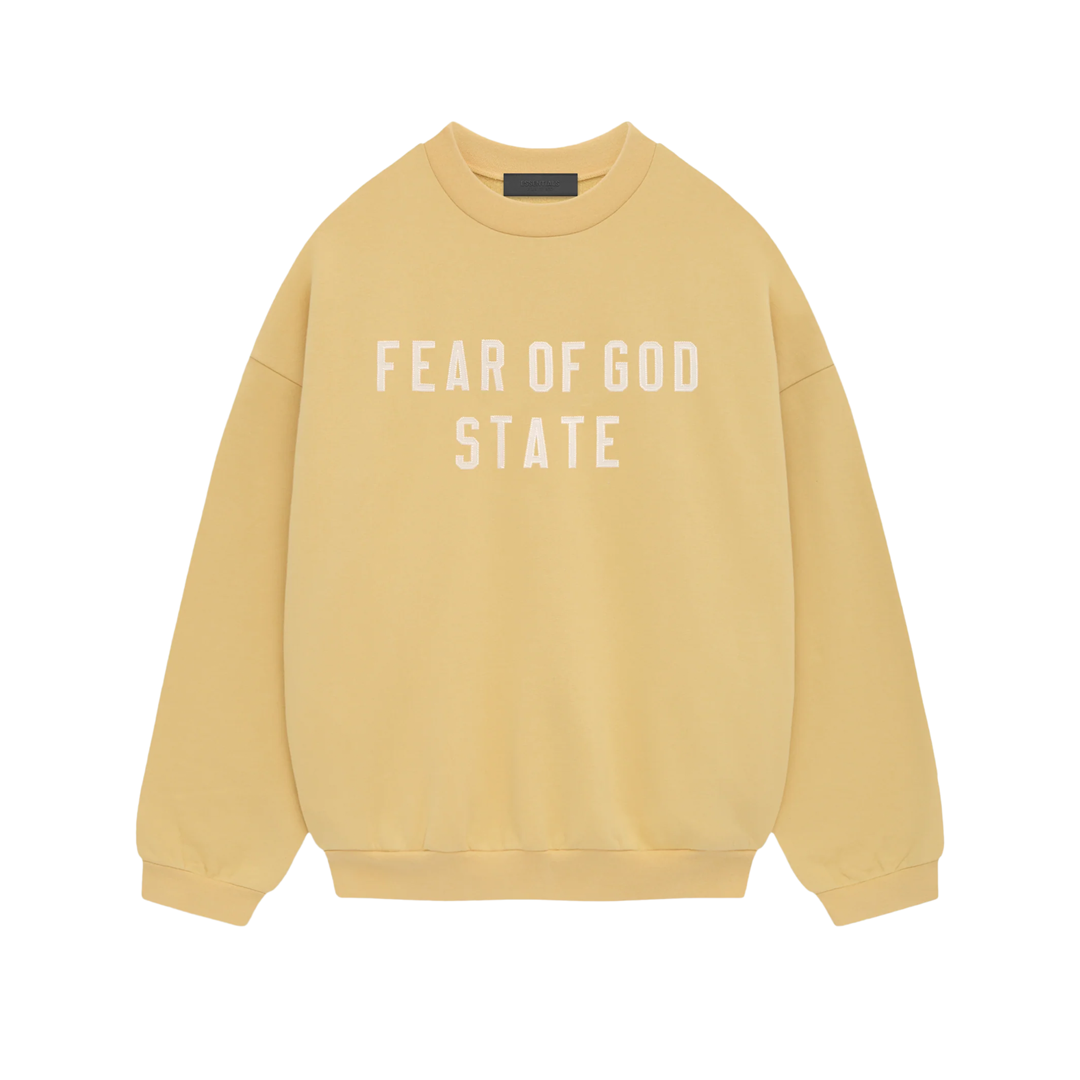 Fear of God Essentials Heavy Fleece Crewneck Amber