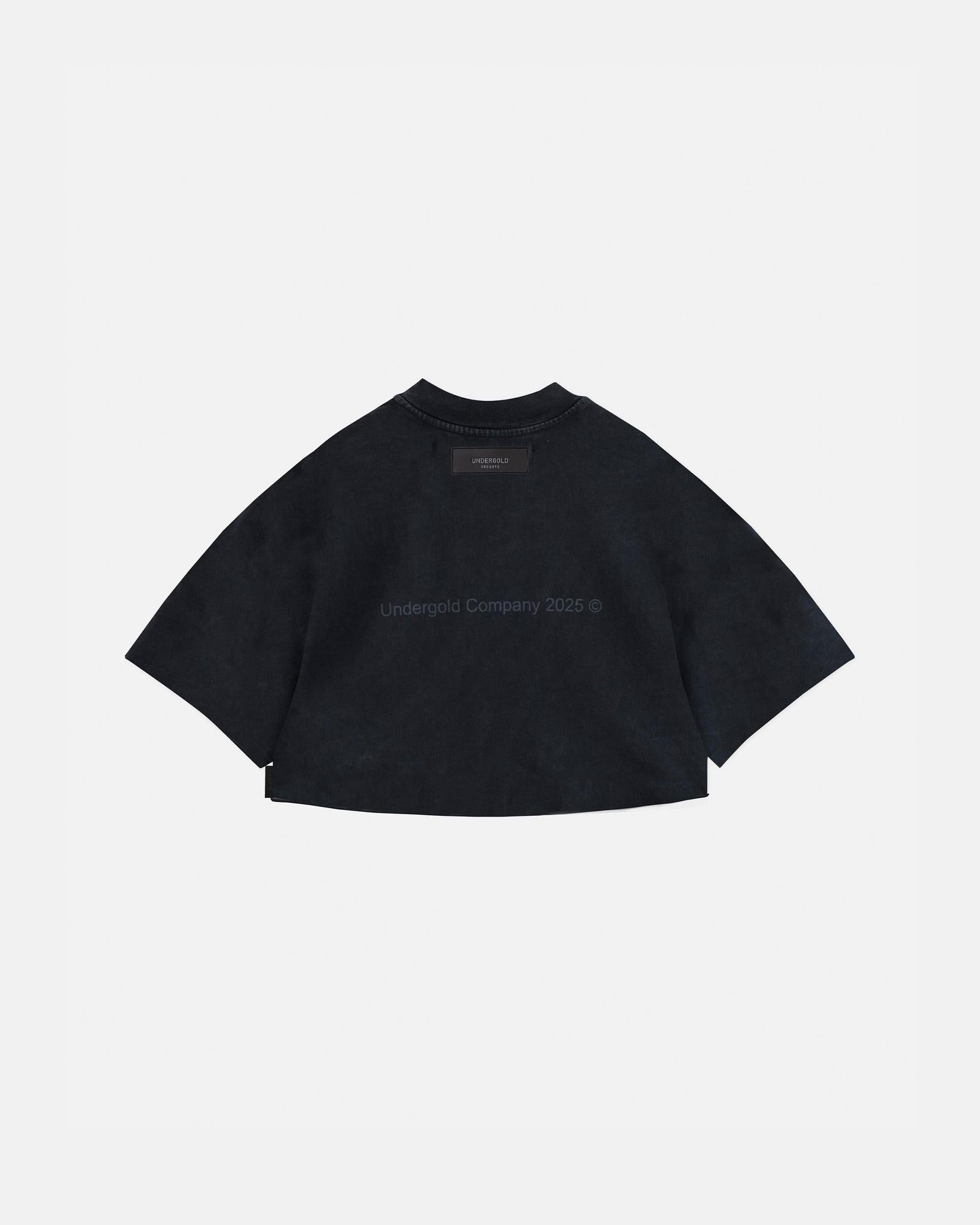 Undergold Agnus Dei Freedom Crop Top Vintage Black