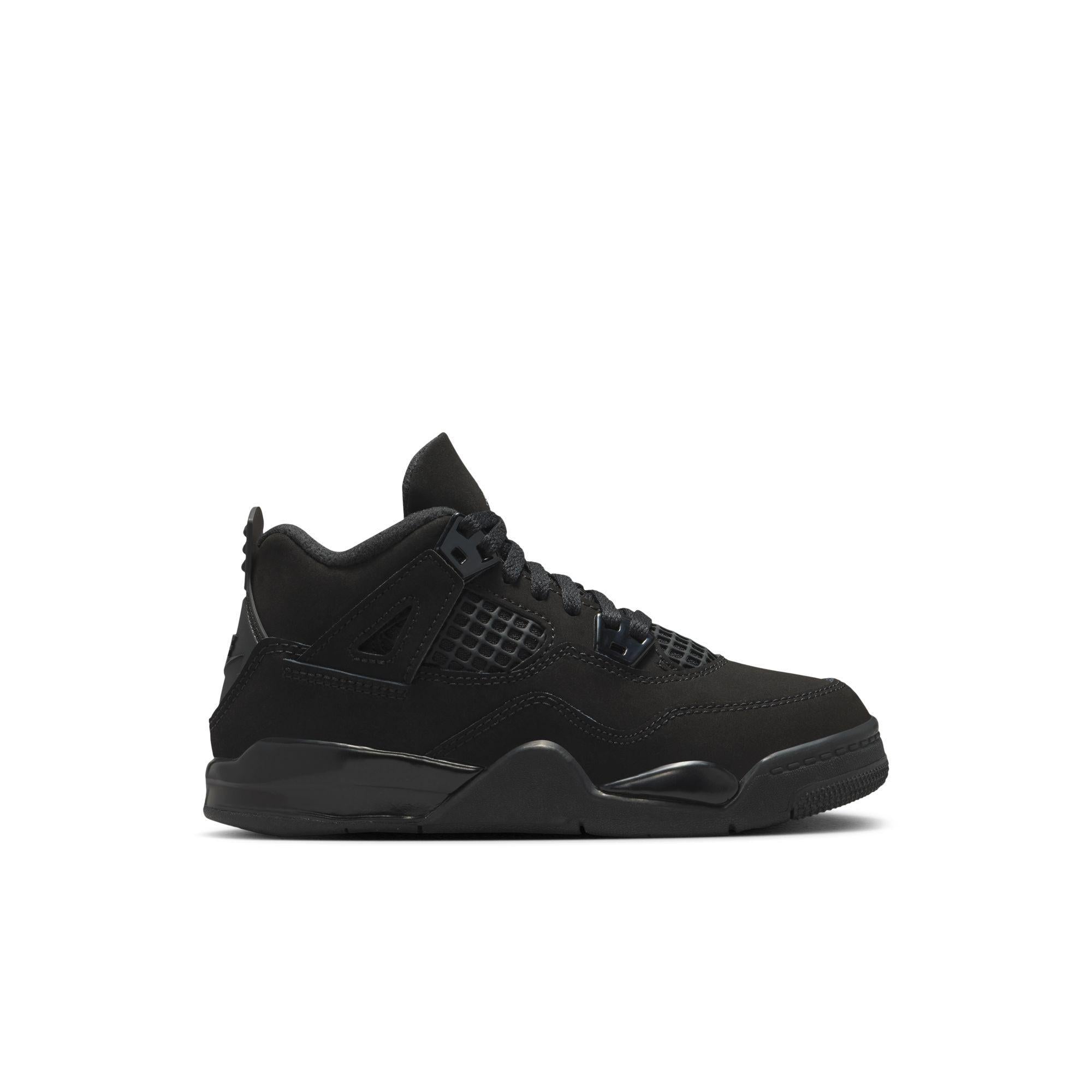 Jordan 4 Retro Little Kids' Shoes "Black Cat"
