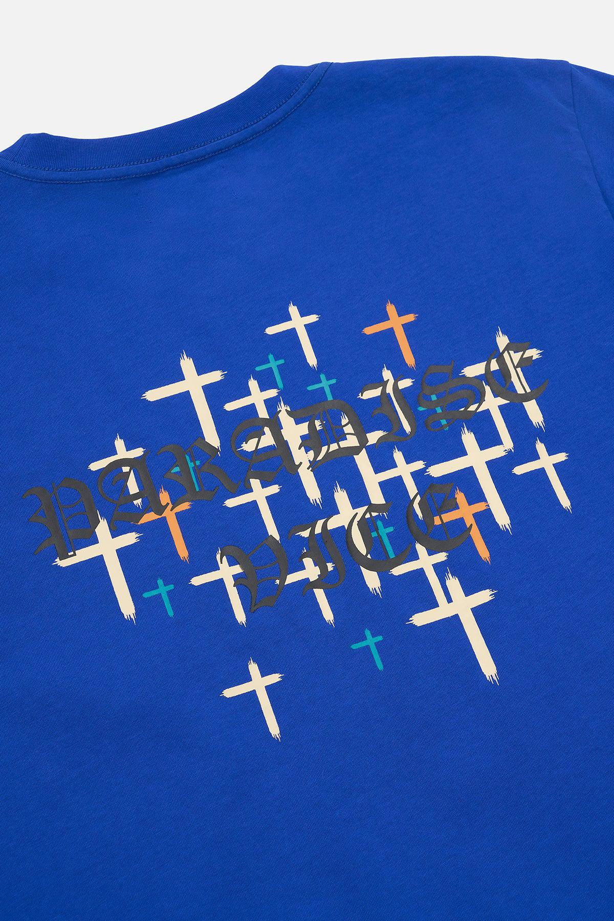 RTA Liam | Navy Old English Paradise Tee