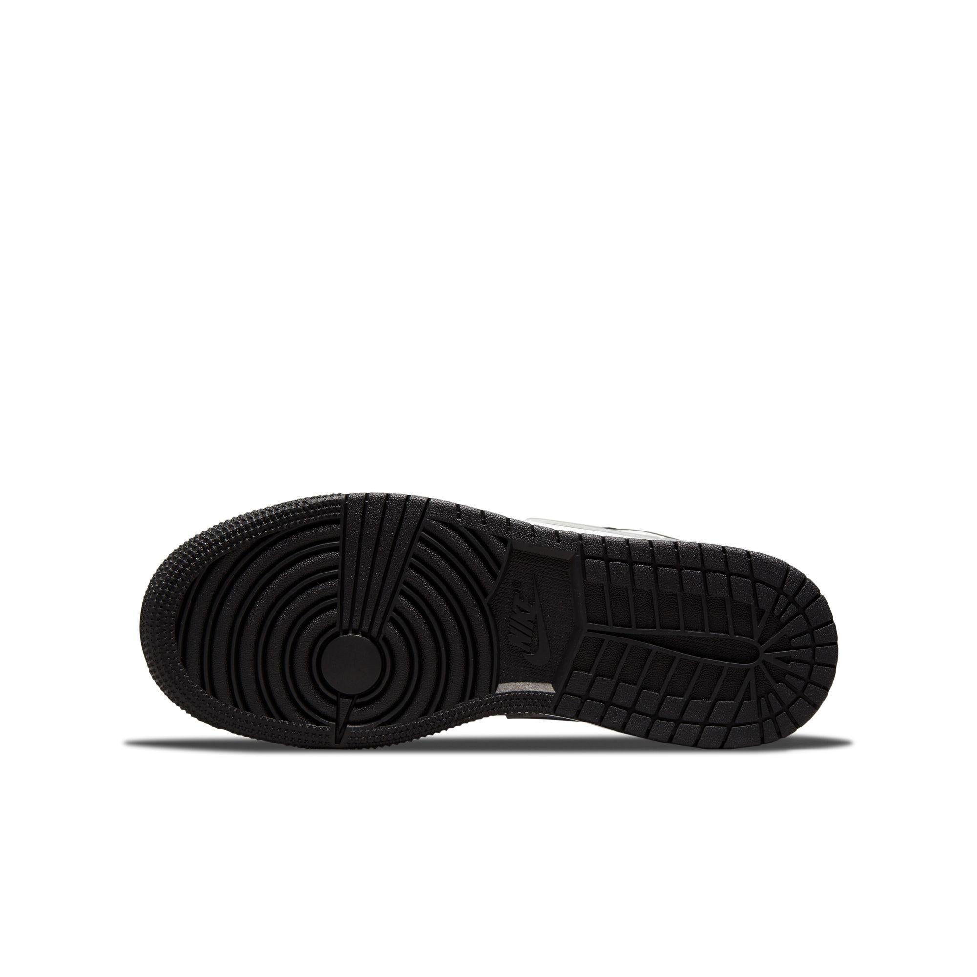 Air Jordan 1 Low Big Kids' Shoes Black/Particle Grey-White