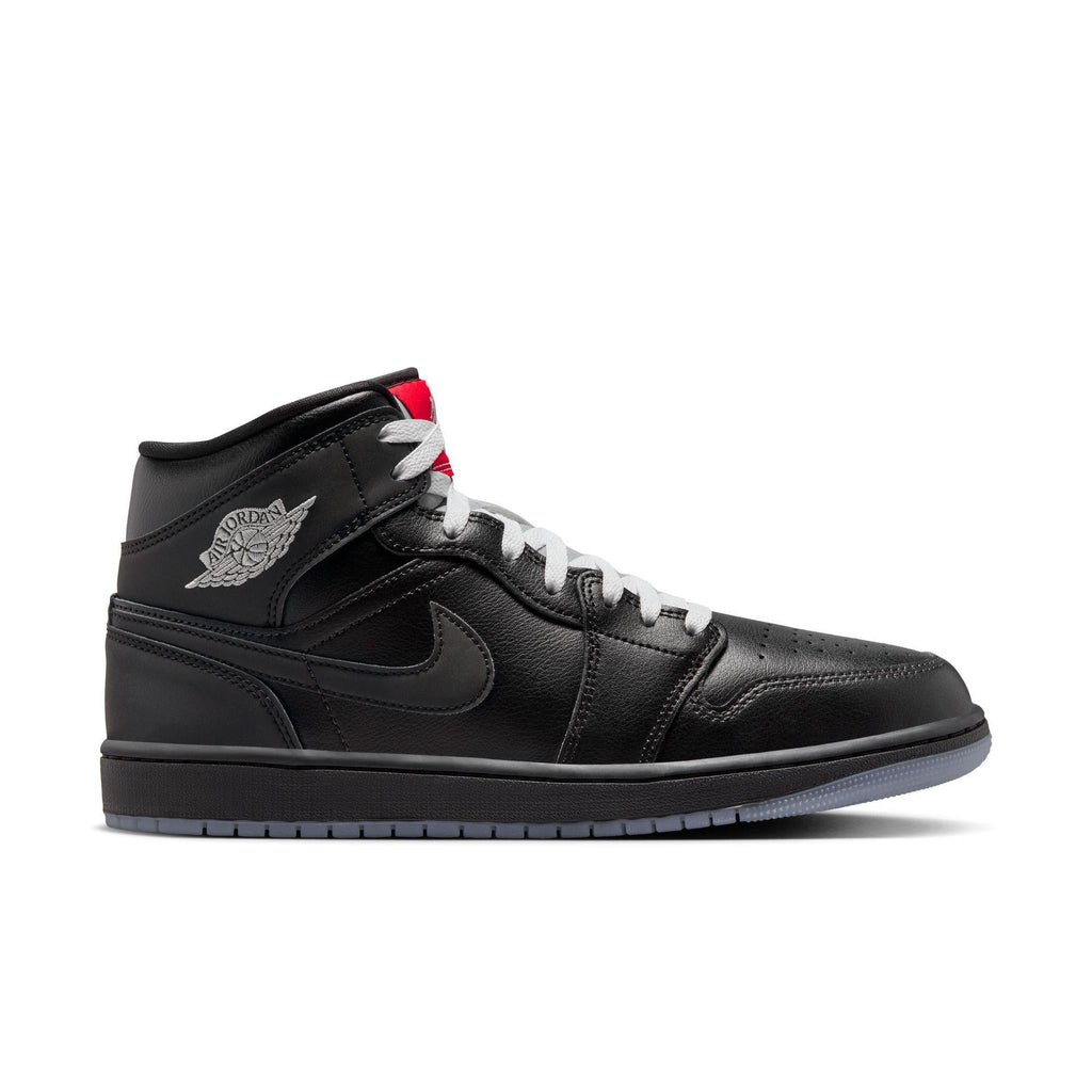 Air Jordan 1 Mid SE Black/Black-White-Wolf Grey
