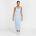 Nike Sportswear Chill Knit Women's Tight Mini-Rib Tank Dress Blue Tint