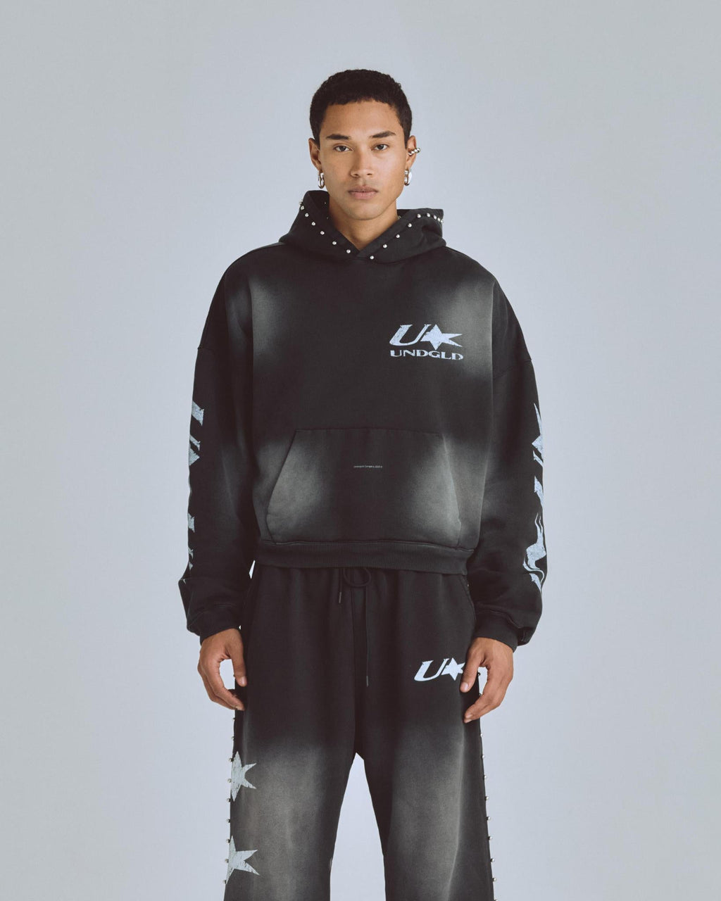 Undergold Agnus Dei U Star Hoodie Smokey Black