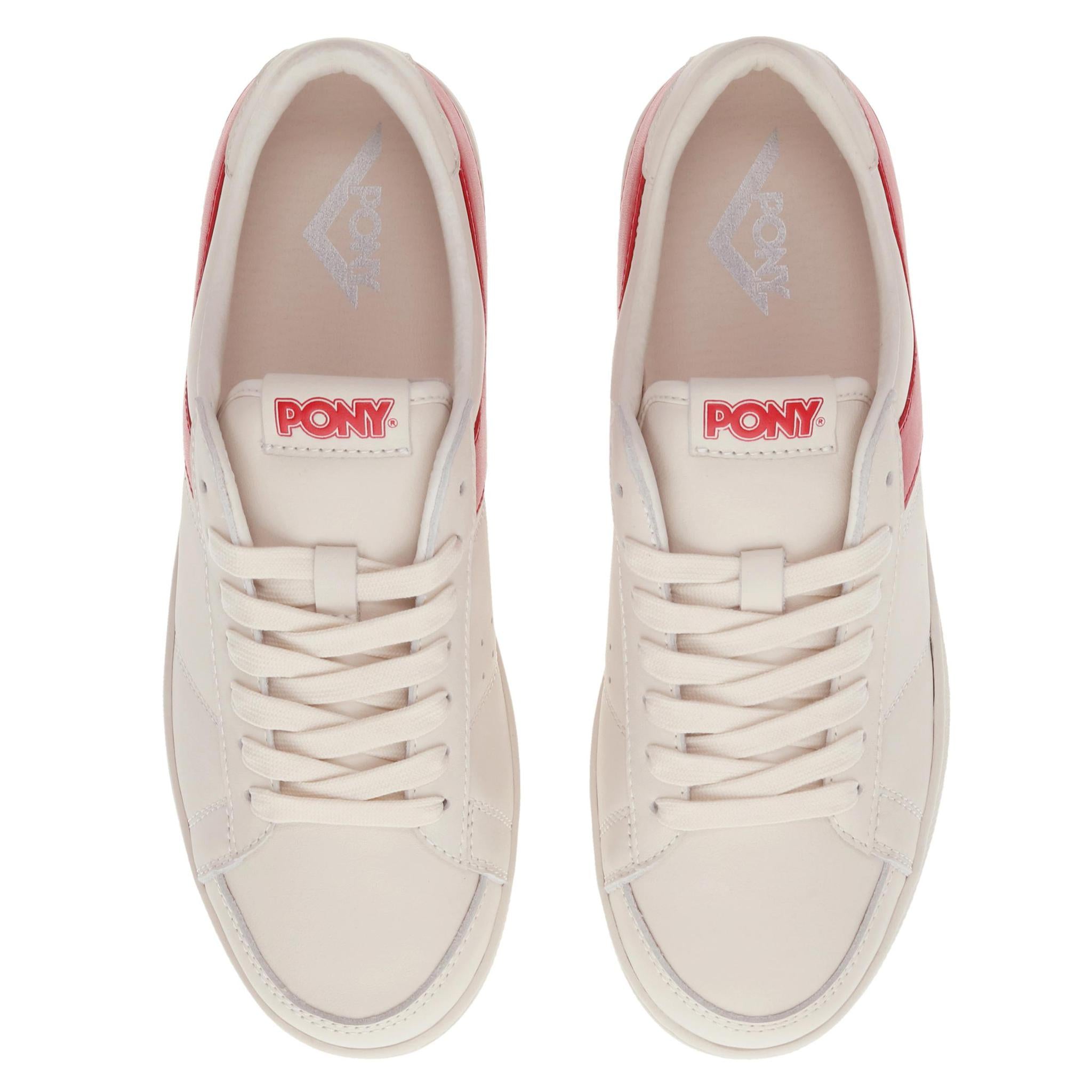 Pony M-80 Low Off-White/Red