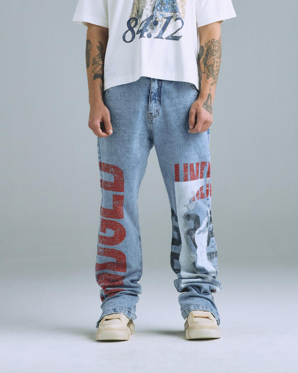 Undergold Gratia Plena Mary Regular Zip Jean