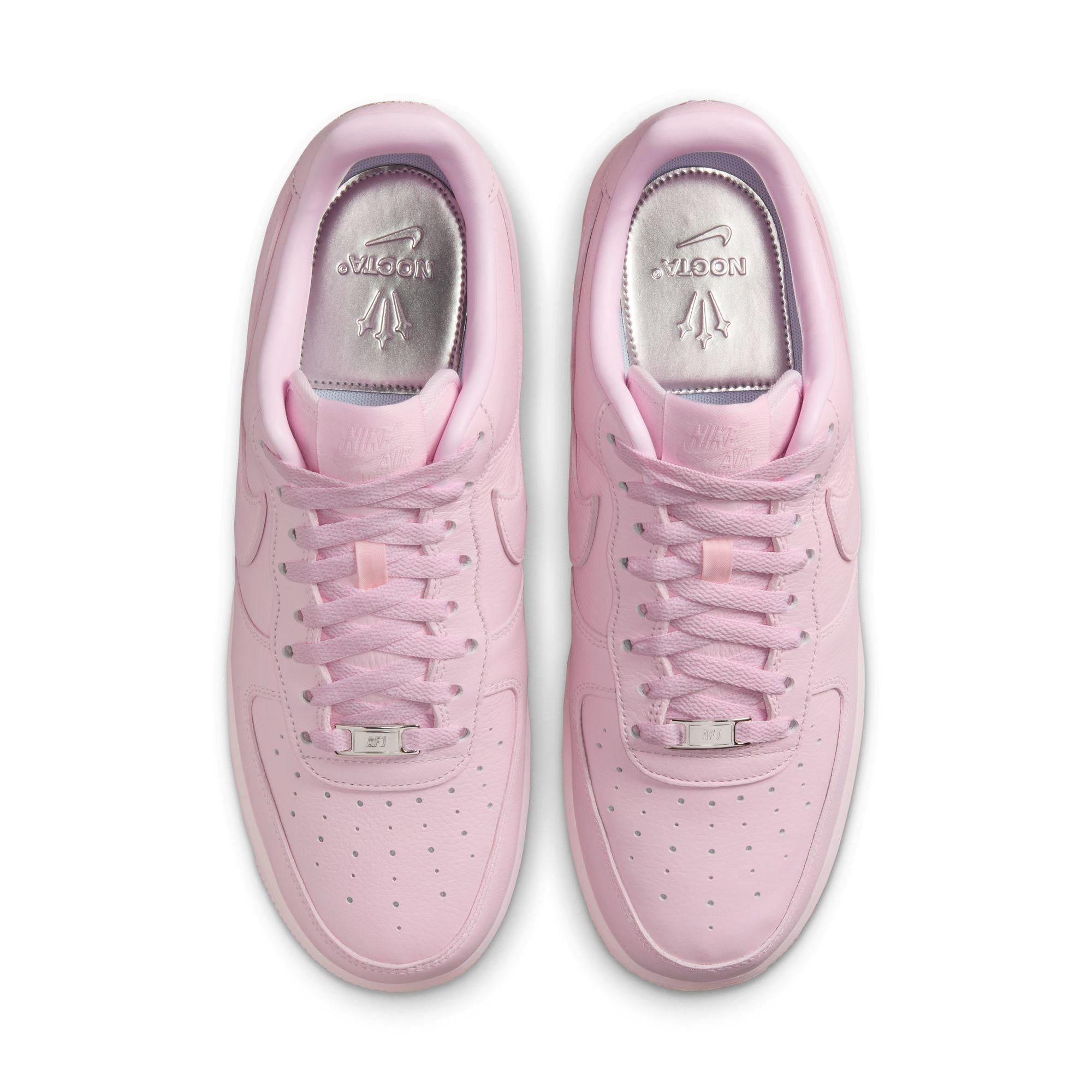 Nike x NOCTA Air Force 1 Low Pink Foam/Cobalt Tint-Metallic Silver