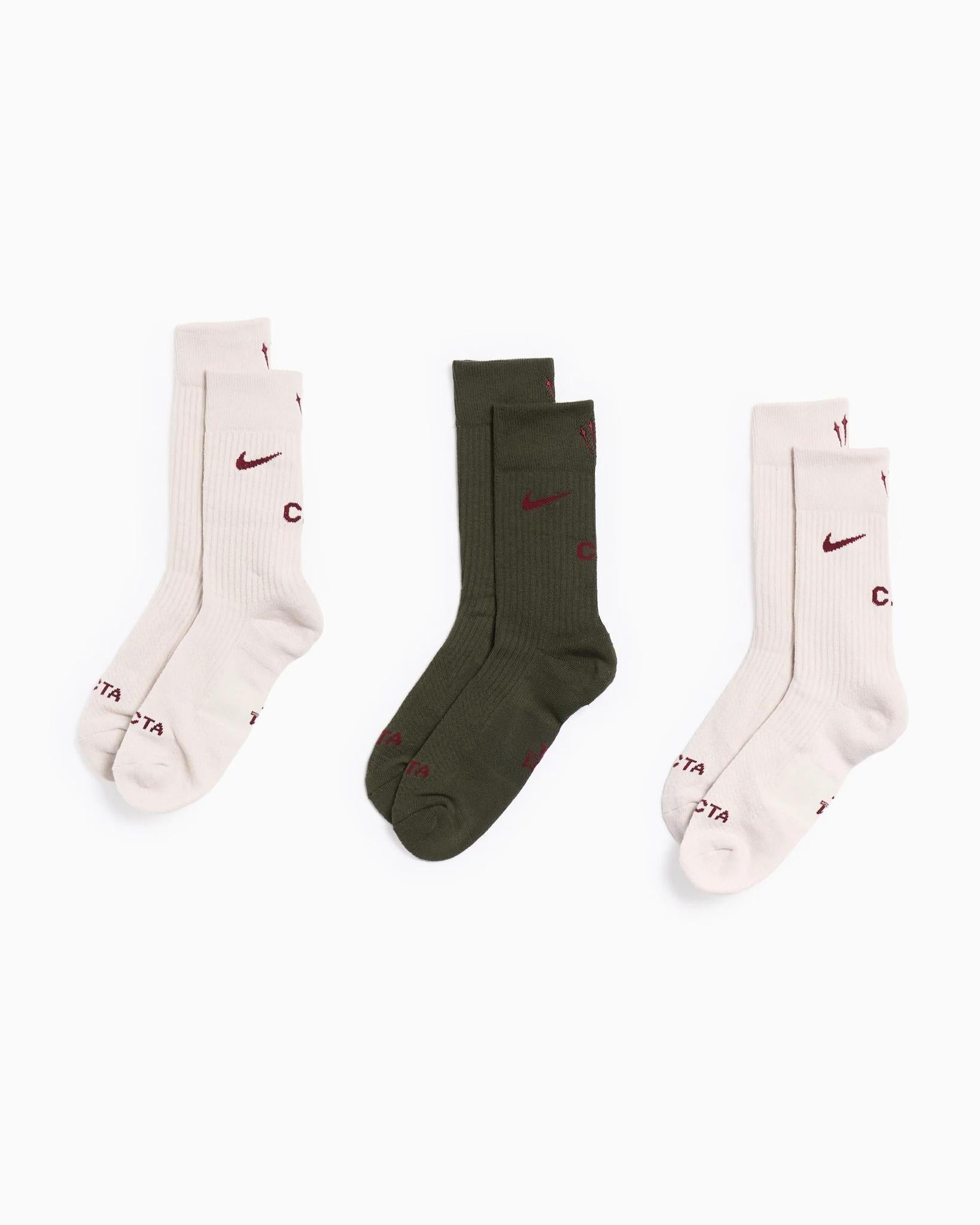 Nike x NOCTA Crew Socks 3 Pack Multi Color