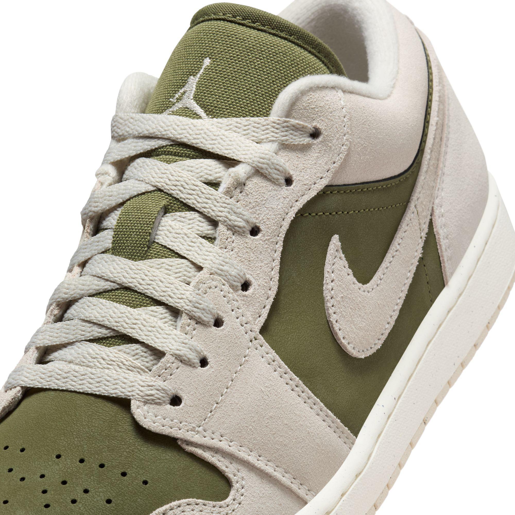 Air Jordan 1 Low SE Medium Olive-Light Orewood Brown-Sail