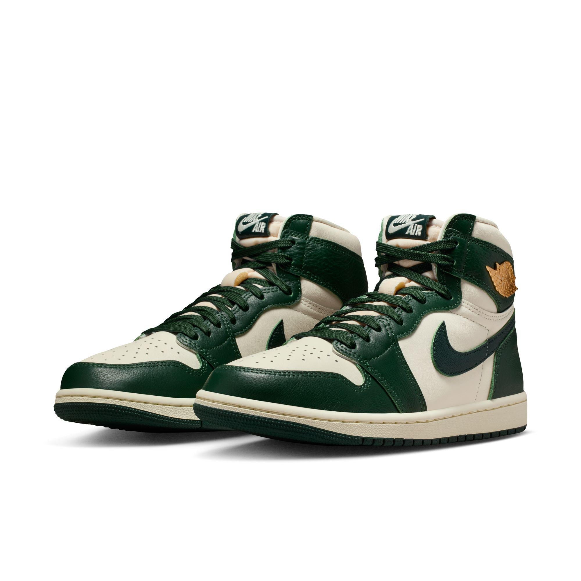 Women's Air Jordan 1 Retro High OG Pale Ivory/Pro Green-Fir-Coconut Milk